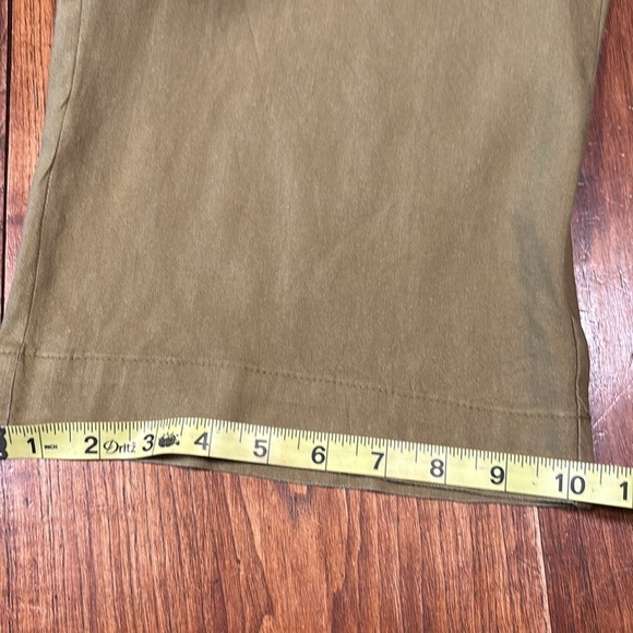J. Jill Sage Green Cropped Elastic Waist Pants Linen Blend Size XS - Picture 5 of 12